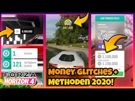 SOLO ALLE FUNKTIONIERENDEN MONEY GLITCHES METHODEN 2020 Forza