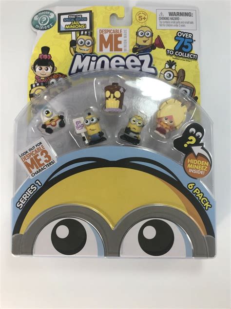 Despicable Me Series 1 Mineez New Minions Mineez 6 Figure Retail