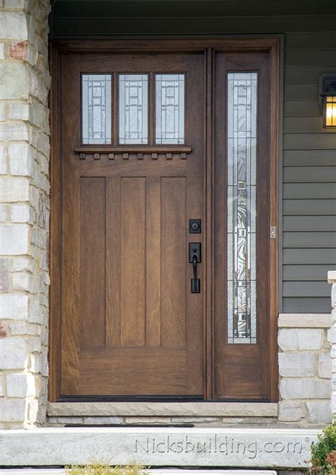 Exterior Wood Front Doors Wooden Front Door Design Wood Entry Doors