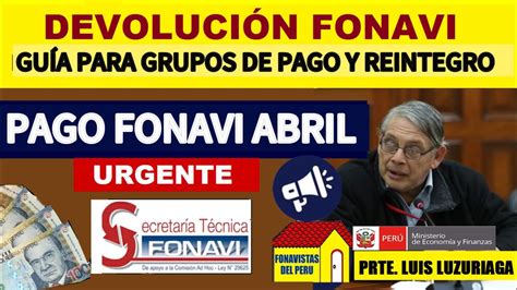 ÚLTIMO FONAVI CONOCE la GUÍA PARA GRUPOS de PAGO ACTIVACIÓN o