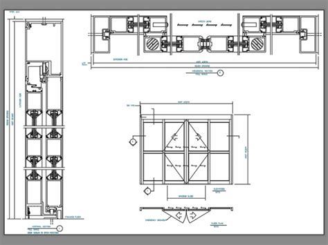 Puerta electrónica emergencia en AutoCAD CAD 110 58 KB Bibliocad