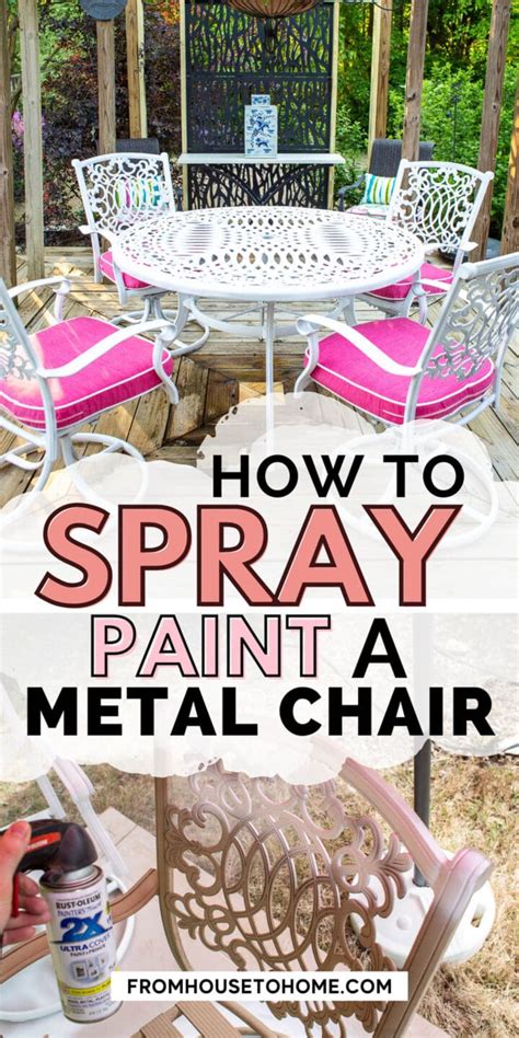 How To Paint Metal Patio Furniture With Spray Paint Joyful Derivatives