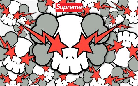 100 Kaws X Supreme Wallpapers