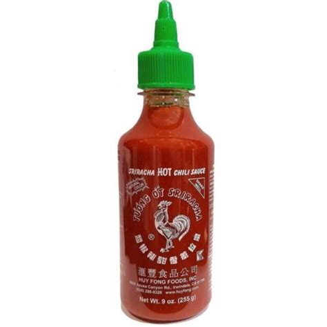 Sriracha Hot Chili Sauce Pack Of Two 9 Oz Bottles Huy Fong Tuong Ot