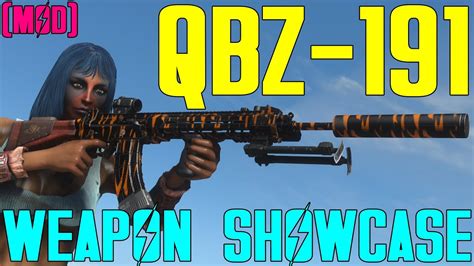 Fallout 4 Weapon Showcases Qbz 191 Mod Youtube