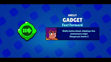 New Gadget For Shelly Brawl Stars Youtube