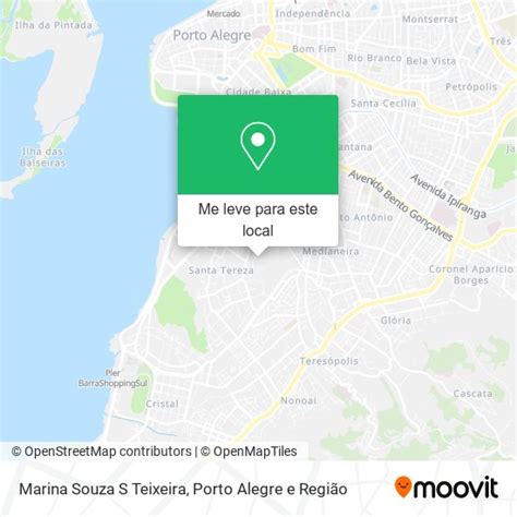 Como chegar até Marina Souza S Teixeira em Porto Alegre de Ônibus