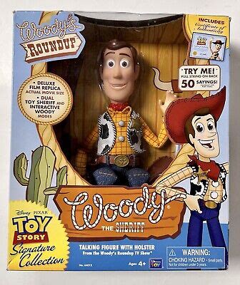 Thinkway Toys Sheriff Woody Toy Story Signature Collection Official ...