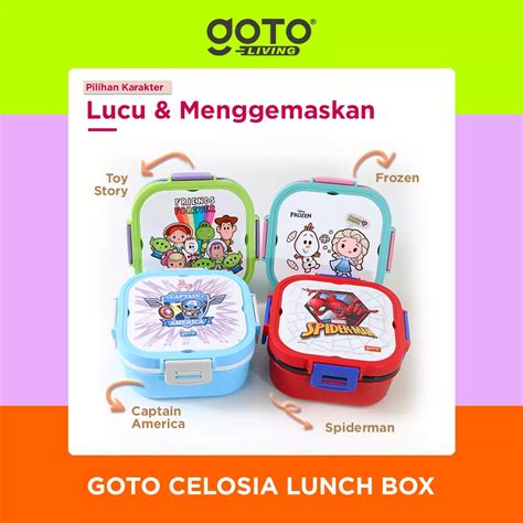 Jual Goto Living Goto Celosia X Disney Lunch Box Kotak Bekal Tempat