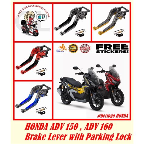 Honda Adv 150 Adv 160 Brake Lever Adjustable With Parking Lock