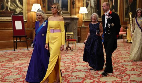 Melania Trump goes bold in bright yellow US design at state banquet