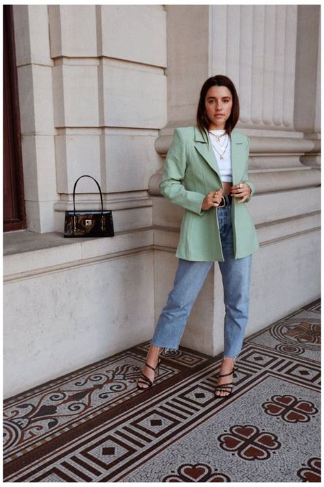 Neo Mint Investe Em Looks O Verde Menta Fashion Outfits Blazer