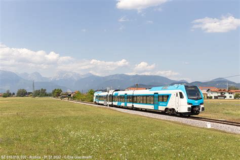 SŽ 610 019 e 020 Treno locale da Kamnik Graben a Ljubljana Flickr