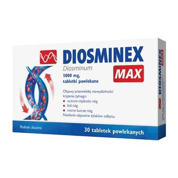 Diosminex Max 1000 Mg Tabletki Powlekane 30 Szt Portal DOZ Pl