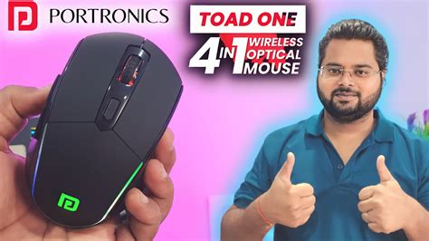 Portronics Toad One Wireless Mouse With Rgb Best Gaming Mouse Youtube