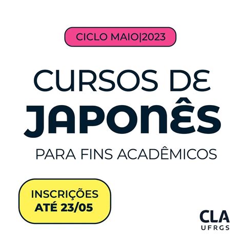 Inscri Es Abertas Para Cursos Gratuitos De Japon S Ufrgs