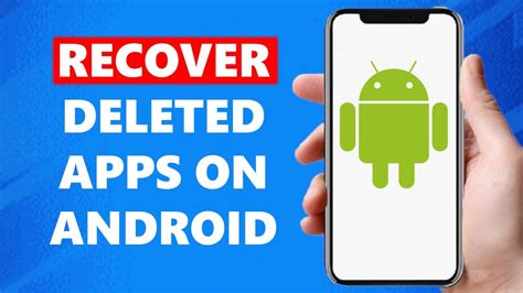 How To Recover Deleted Apps On Android Phone Or Tablet YouTube