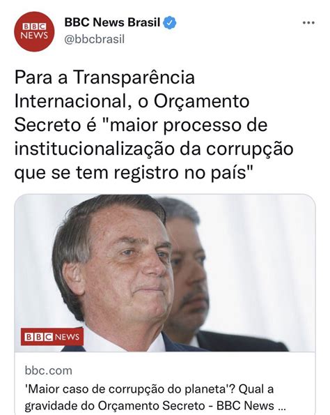 Historiador Cr 🚩 On Twitter BolsolÃo É A Maior CorrupÇÃo JÁ Vista