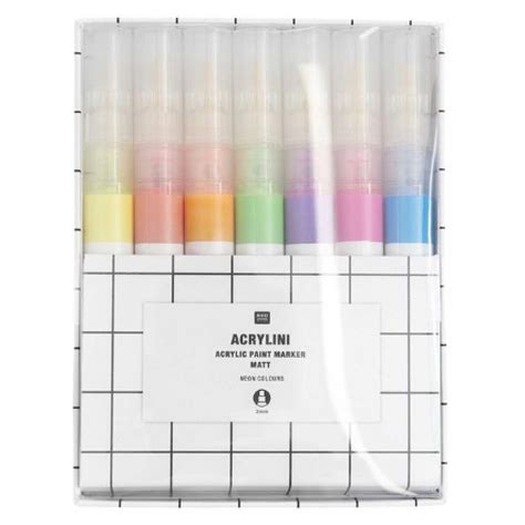 Set De Marqueurs Acrylini Neon Colors Couleurs La Poste