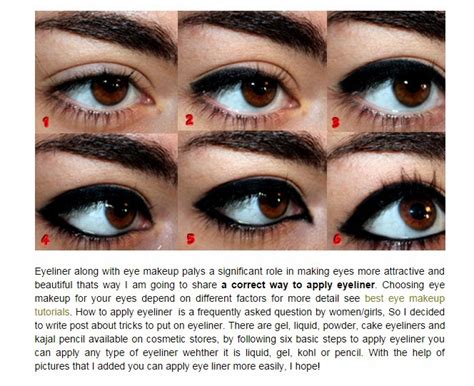 A Correct Way To Apply Eyeliner [Tips & Tutorial] - Fashion Designer ...