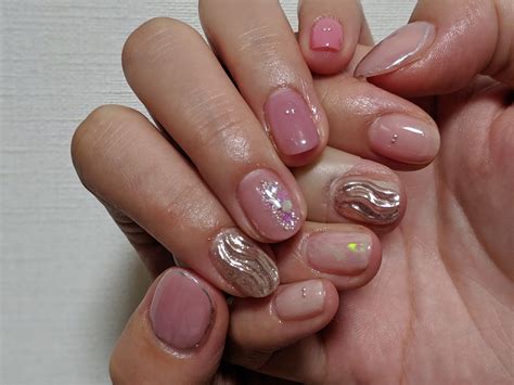 セリアのカラージェルでくすみピンクネイルがかわいくできた！ Amys Nail Journal 楽天ブログ