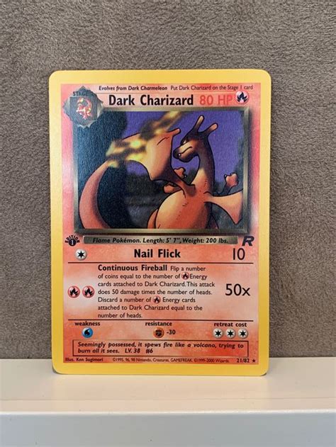 Edition Dark Charizard Rare Eng Pokemon Team Rocket Kaufen