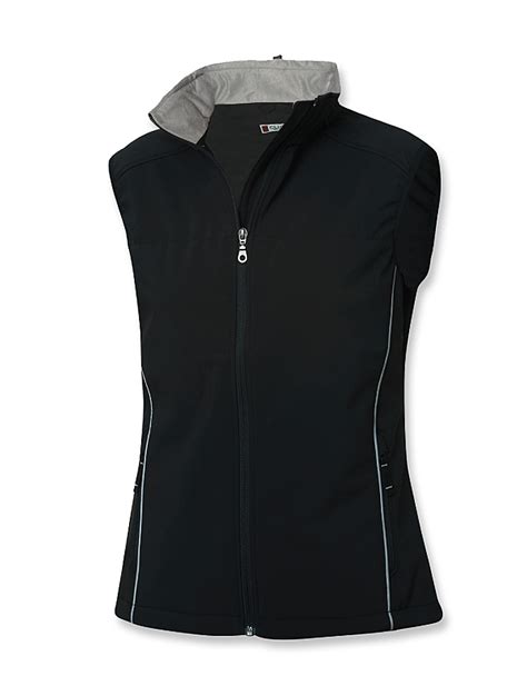 Cutter And Buck Lqo00006 Clique Ladies Softshell Vest 32 39