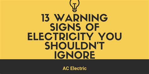 Warning Signs Of Electricity You Shouldnt Ignore Expert Electrician