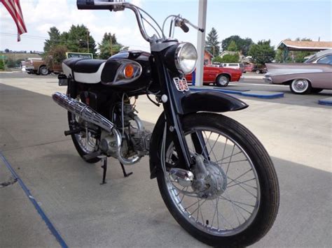 1965 Honda S65 Motorcycle Only 1666 Miles Very Nice Condition Rare Model