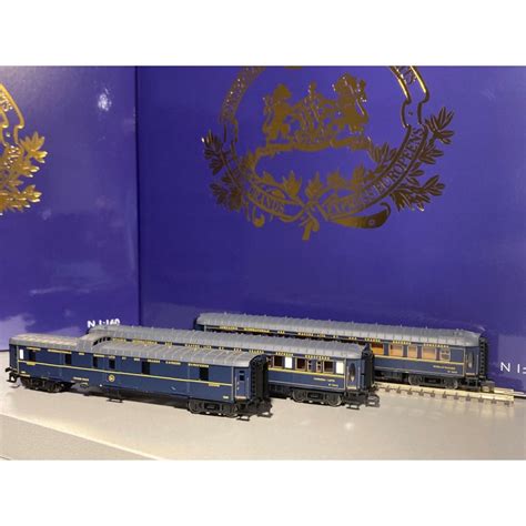 Coffret De Voitures Ciwl Train Bleu Echelle N Epiii Par Arnold