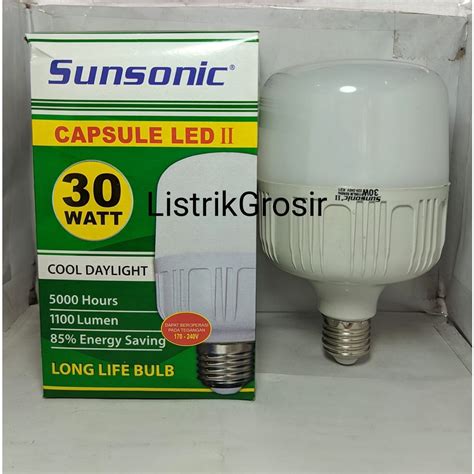 Jual Lampu PanaLed Premium 5W 10W 15W 20W 30W 40W 50 W 60 Watt Kapsul