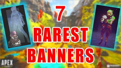 The Rarest Banner Poses And Frames In Apex Legends Youtube