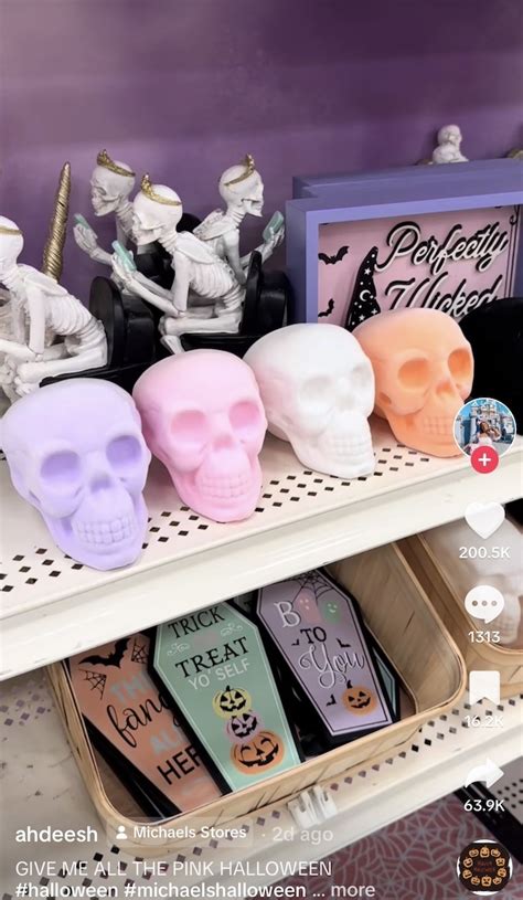 Michaels Is Selling A Halloween Pastel Collection And The Decor Is