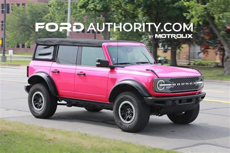 Hot Pink Ford Bronco Badlands May Preview Upcoming Color