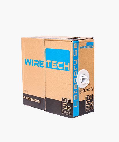 Cable Utp Cat E Interior Cobre Mts Wiretech