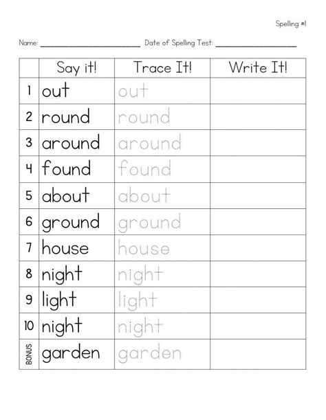 Free Spelling Worksheet Makers And Activities Worksheets Library