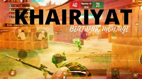 Khairiyat Best Beat Sync Montage Tdm Kar M Montage Pubg