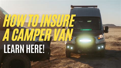 How To Insure A Camper Van YouTube