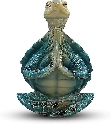 Amazon YEJAHY Yoga Turtle Meditation Figurine Home Decor