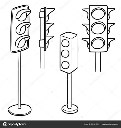 Stop Light Clip Art Black And White