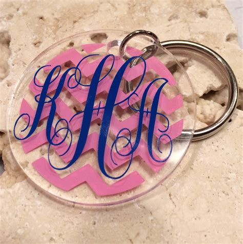 Monogrammed Key Ring