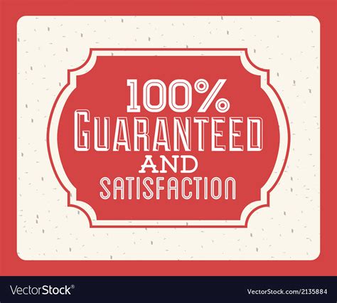 guaranteed design  pink background royalty  vector