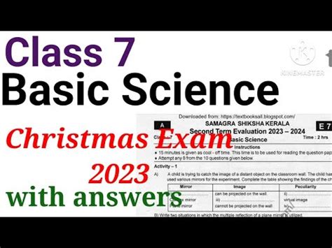 Class Basic Science Christmas Exam Question Paper Answers Class