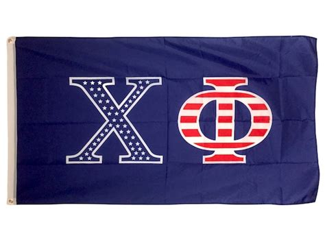 chi phi fraternity usa letter flag    etsy