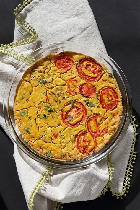 Chickpea Flour Frittata Eggless Vegan Frittata Vegan Richa