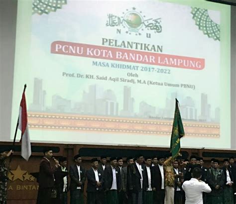 Pelantikan PCNU Kota Bandar Lampung Menggugah Semangat Baru