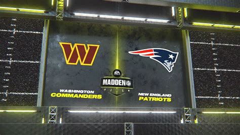 Madden NFL 24 Washington Commanders Vs New England Patriots