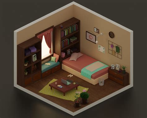 Cartoon style room :: Behance