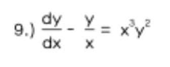 Solved 9 dy Y x³y² dx X Chegg