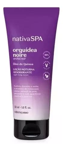 Lo O Noturna Desodorante Nativa Spa Orqu Dea Noire Ml Parcelamento